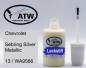 Preview: Chevrolet, Sebring Silver Metallic, 13 / WA9566: 20ml Lackstift, von ATW Autoteile West.